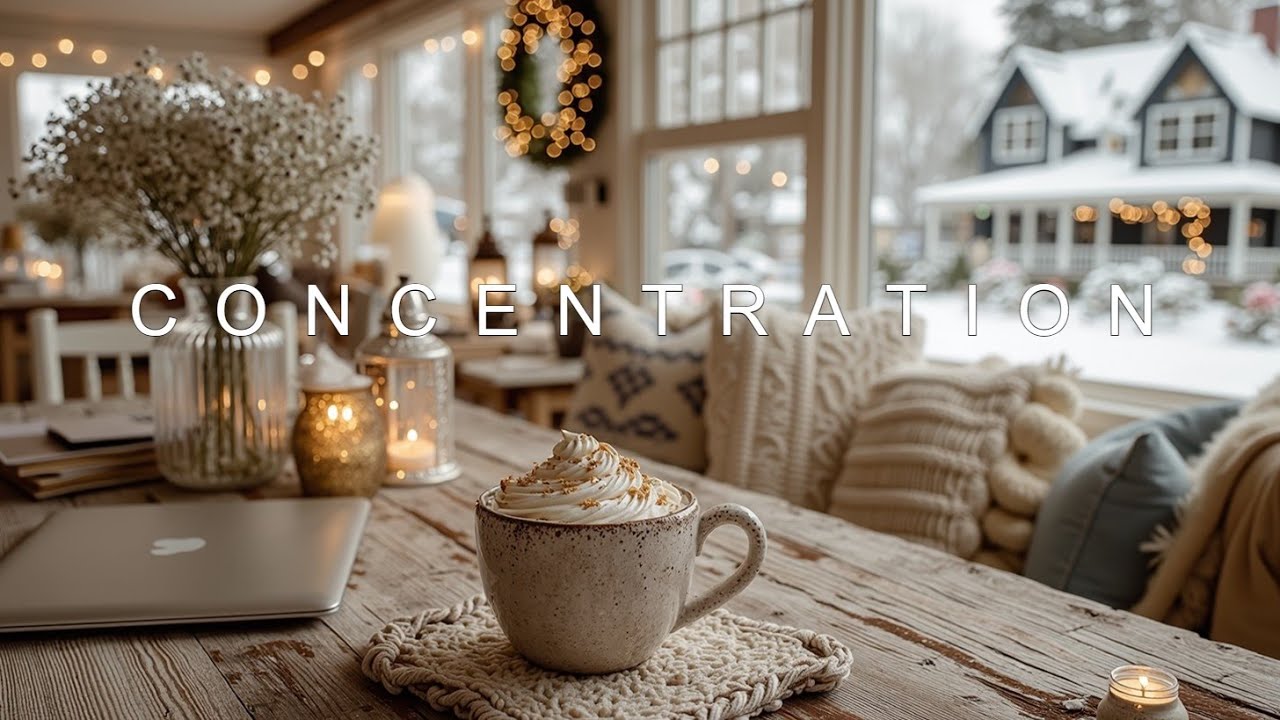 Deep Work Зимний Микс | Уютная январская музыка для спокойной концентрации и учебы