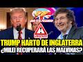 🚨TRUMP EVALÚA RETIRAR EL APOYO A INGLATERRA POR LAS ISLAS MALVINAS ¿MILEI LAS RECUPERA? | FRAN FIJAP