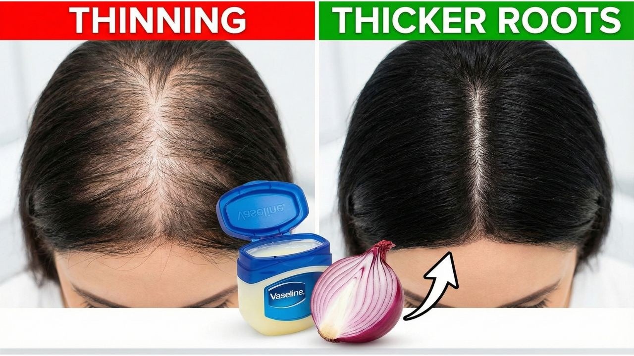 How to use Vaseline and onion to grow hair 2 cm per day Very fast 🚀💁‍♀️