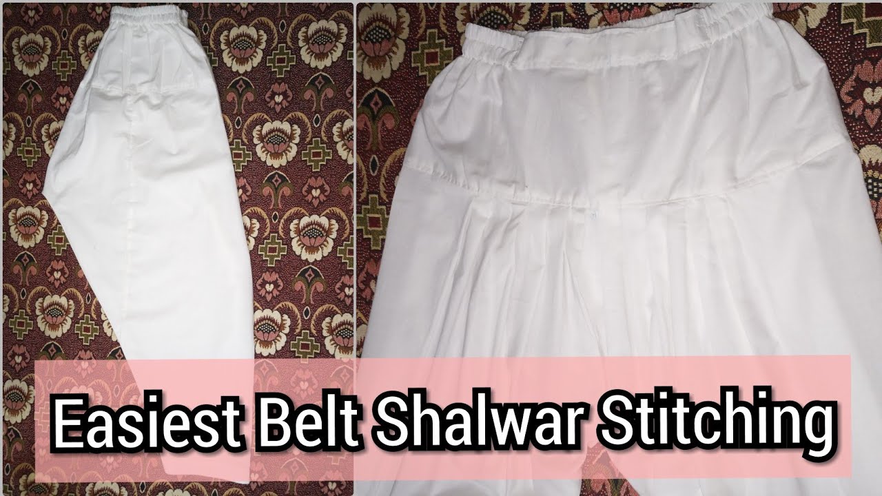 #beltshalwarstitching Belt Shalwar Stitching || Stitching in Urdu/Hindi ...