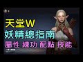 【天堂W】妖精總指南,想玩妖精的玩家必看,屬性.練功.配點.裝備.技能.賺錢心得｜小屁LineageW リネージュW  리니지W