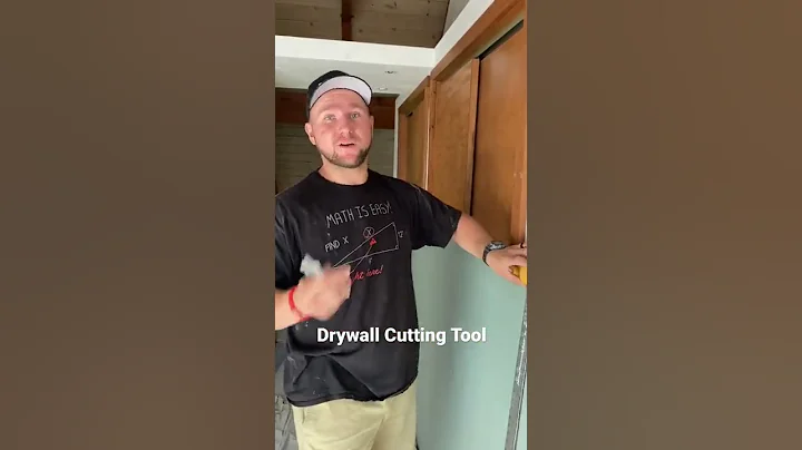Best way to cut drywall. #shorts