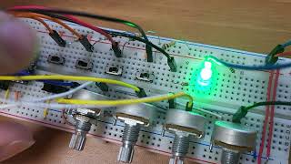 simple 4 step arduino sequencer