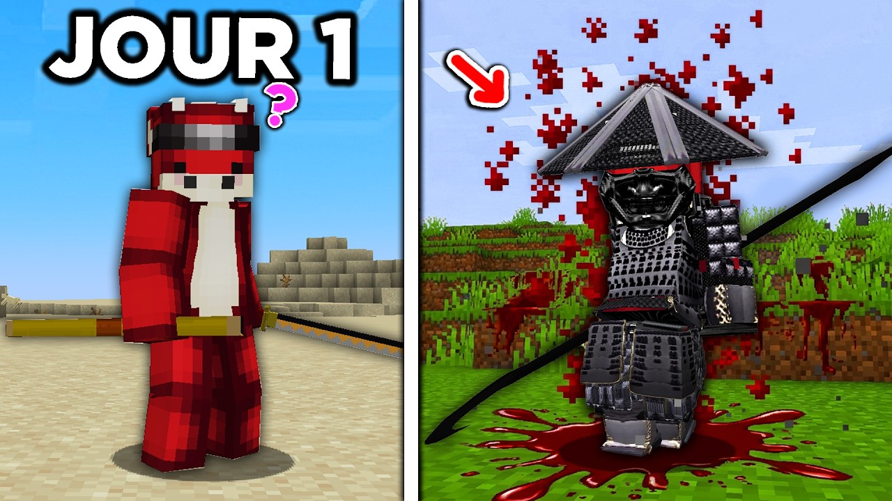 Je Deviens le SAMURAI ULTIME de Minecraft !!