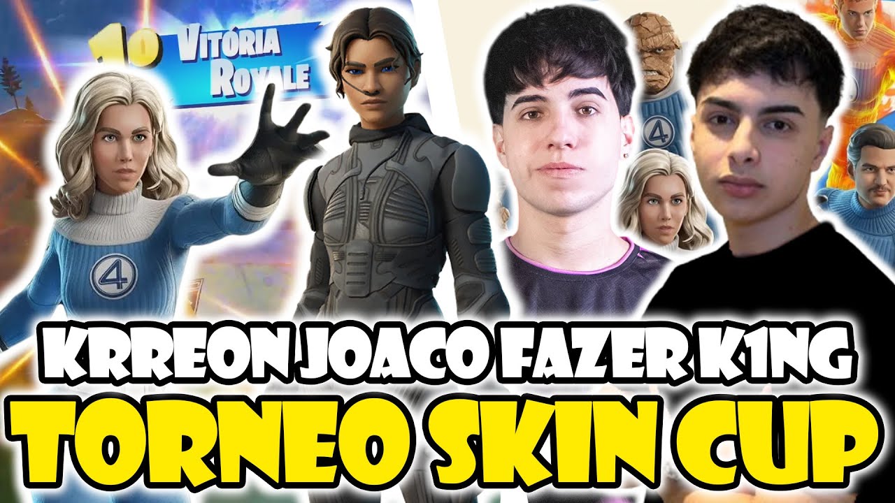 K1NG KRREON FAZER Y JOACO JUEGAN TORNEO POR $1,000,000 DOLARES🏆K1NG CORRE A TODA LA LOBBY | SKIN CUP