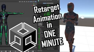 Unity: Retarget Humanoid Animation in One Minute!