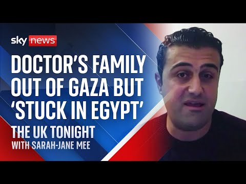 Israel-hamas war: 'moment of elation' as family left gaza through rafah crossing, says doctor