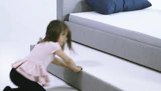 Dorma Bed with Trundle by Monte Design | Customizable & Made-to-Order Beds