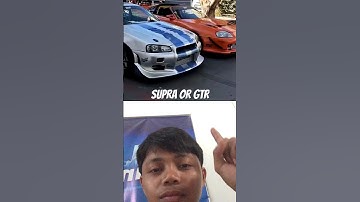 Supra or GTR?💀🔥 #nissan #supramk4 #gtr35 #shorts #viralvideo #jdm #automobile #carshorts