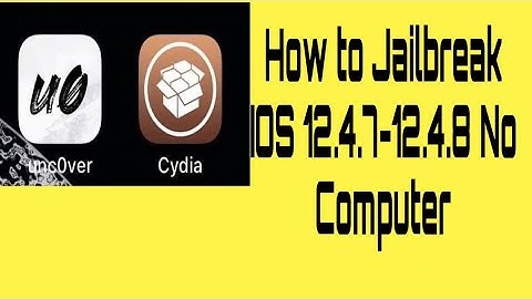 How to jailbreak IOS 12.4.7-12.4.8