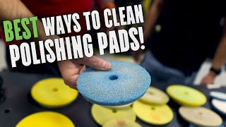 3 Easy Ways To Clean & Care For Your Polishing Pads With Mckee's 37! #polishing #detailing