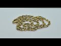 How to make a particular chain link 18 KT yellow and white gold with ball joint