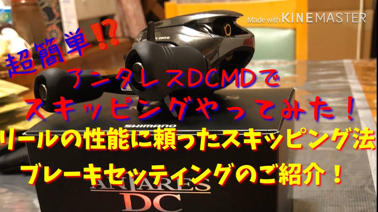 アンタレスdcmdでスキッピングをやってみる リール性能を駆使して技術面をカバーw No Fishing No Life アンタレスdcmdでスキッピングをやってみる リール性能を駆使して技術面をカバーw No Fishing No Life