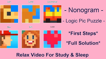 [Relax HD] *First Steps* Gameplay - Nonogram - Logic Pic Puzzle - Picture Cross
