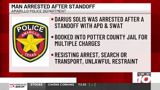 Amarillo police arrest wanted man after SWAT standoff