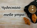 Чудесного тебе утра!