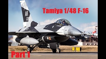 Tamiya 1/48 F-16 Alaska Aggressor part 1