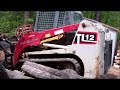 Log moving - situating a log pile in the yard w/ TL12