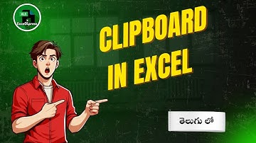 Clipboard in Excel – Simple Explanation | Copy, Cut & Paste Like a Pro #ClipboardInExcel #Excel