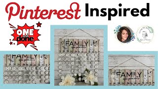  EASY FUNCTIONAL PINTEREST DIY | HOW TO MAKE A FAMILY BIRTHDAY BOARD | One and Done Series