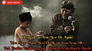 Story WA wong jowo (sumamburat bang bang wetan)