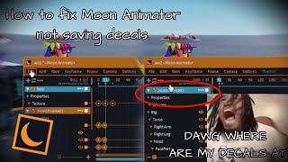 Celebrity How to fix Moon Animator not saving decals and faces. [ Roblox Animation Tutorial Profile