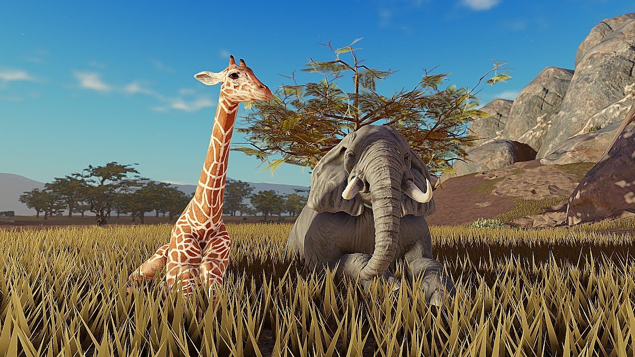 Estou sendo Caçado! ELEFANTE vs RINOCERONTE no Savannah Life ROBLOX