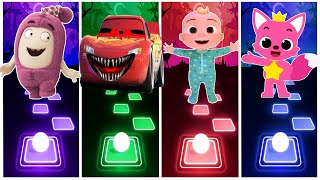 Oddbods 🆚 Mcqueen 🆚 Cocomelon 🆚 PinkFong. 🎶 Who Is Best?