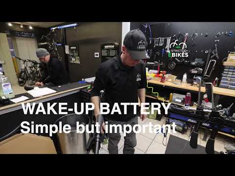 How to wake up e-bike battery from sleep mode