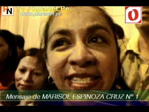 MENSAJE DE MARISOL ESPINOZA CRUZ