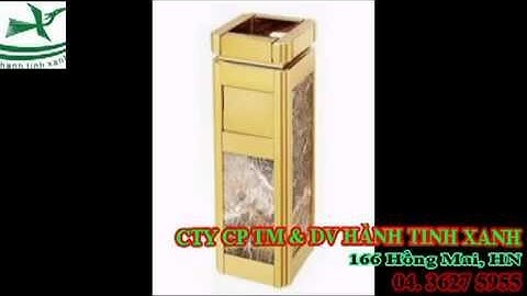 THÙNG RÁC   THÙNG RÁC NHỰA COMPOSITE   THÙNG RÁC NHỰA PLASTIC   YouTube 4