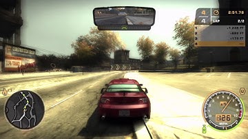 Need for Speed Most Wanted Circuit Hillcrest Boundary on AI mode
