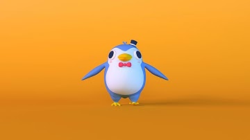 C4D 워킹 애니메이션/C4D Walking animation