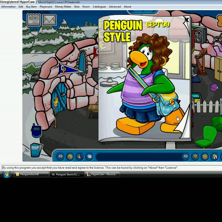 Secret items for club penguin clothing catoloug September 2009 YouTube