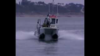 Fast Commercial Fishing Boat Aluminum Catamaran at Christchurch UK