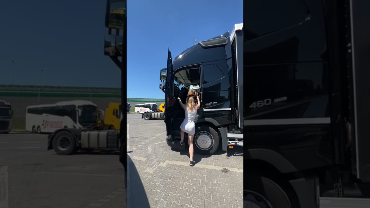#trucking #volvo #hot #girl #summer