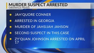 Second suspect arrested in Greenville murder