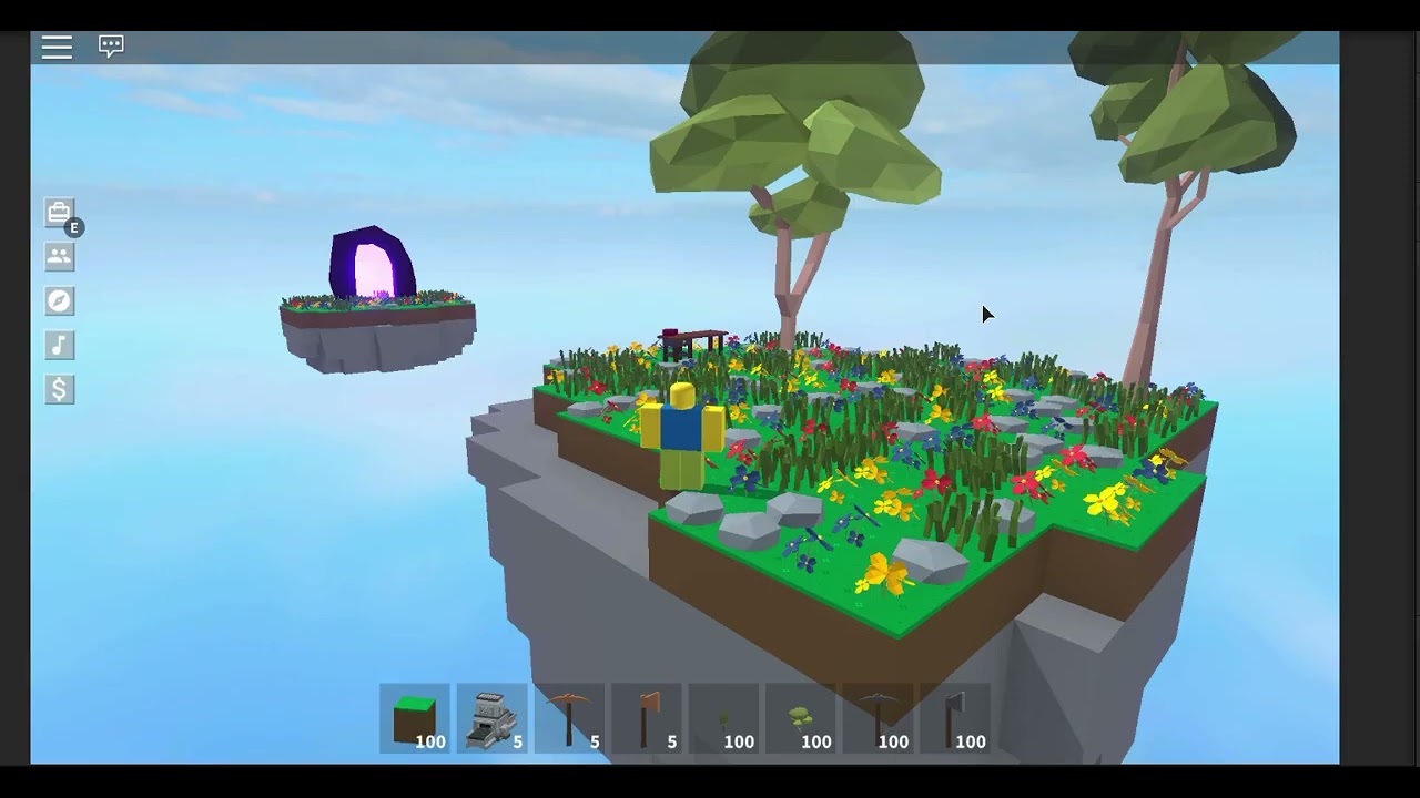 Roblox Skyblock In Unity - Flowers Test - 6/23/2025