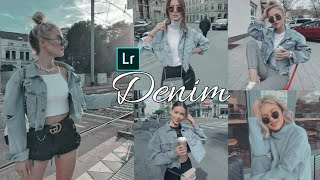 DENIM PRESET - Lightroom Mobile Tutorial Free DNG screenshot 5