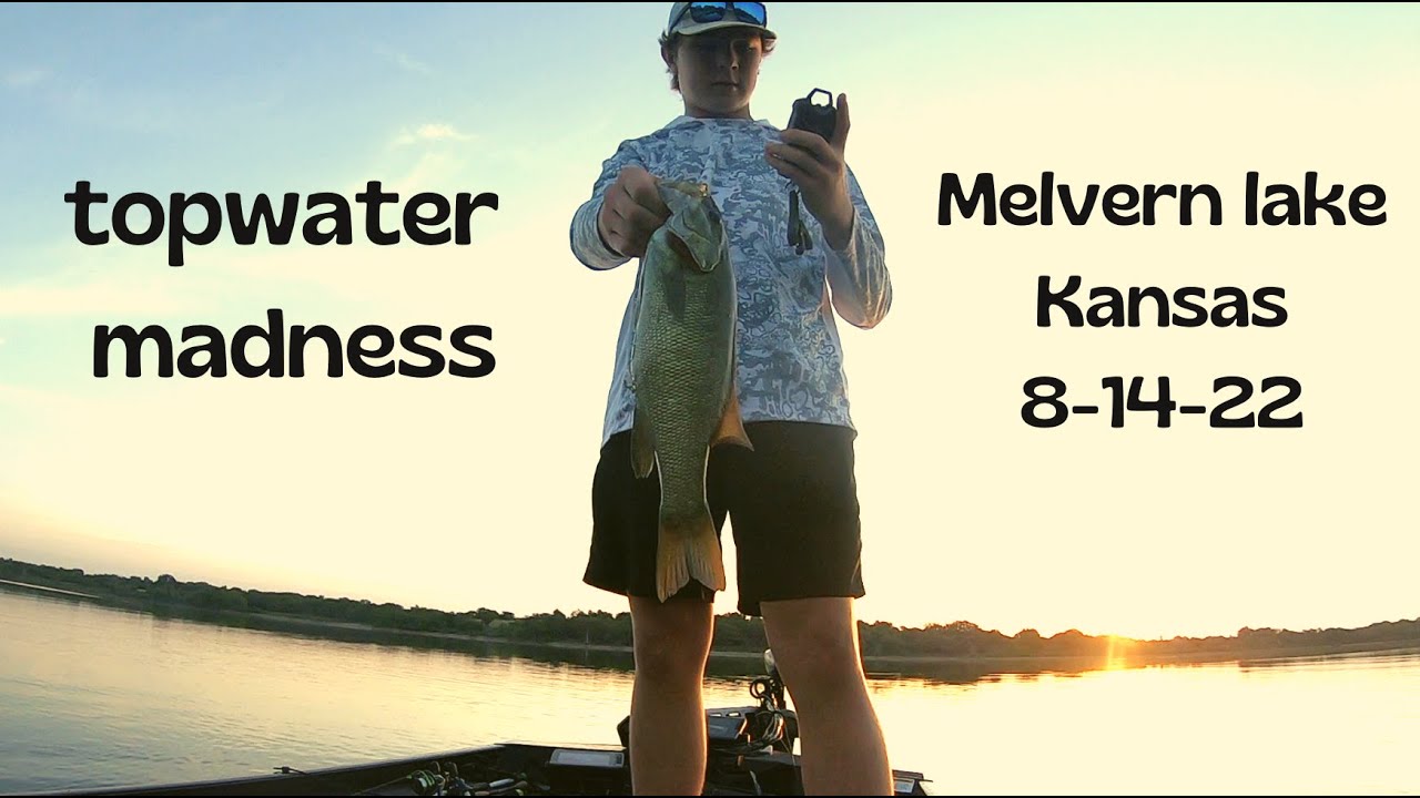 TopWater MADNESS at Melvern Lake 081422 YouTube