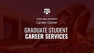 Fall 2020: Career Center Graduate Services