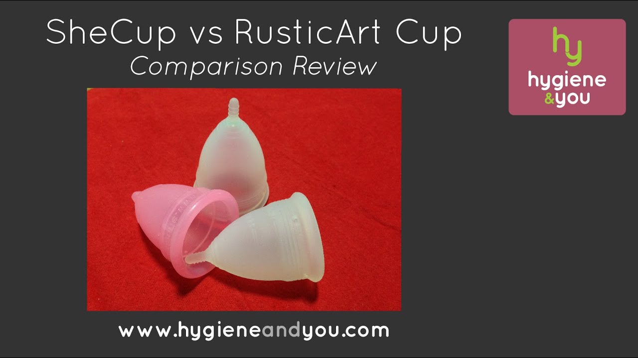 Menstrual Cup Review & Comparison: SheCup Vs RusticArt Cup #menstrualcup 