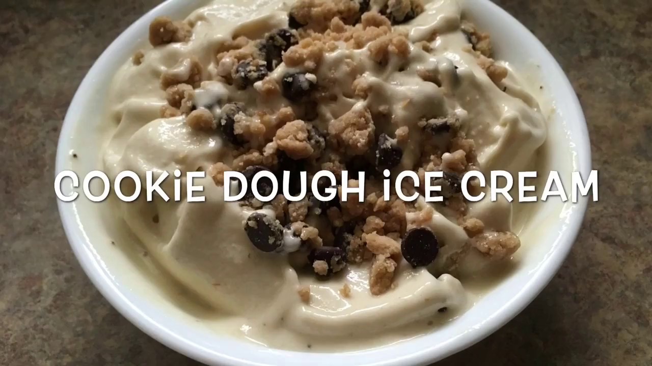 Dairy free Cookie Dough Ice Cream! YouTube