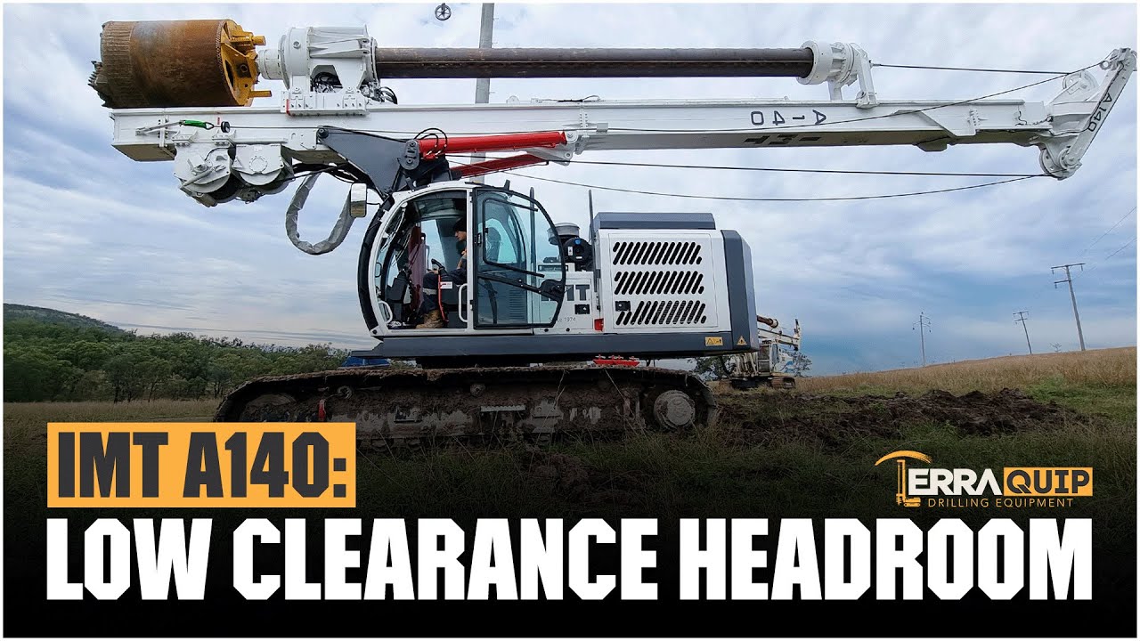 Drilling and Piling Rig IMT A140 LOW Clearance Headroom