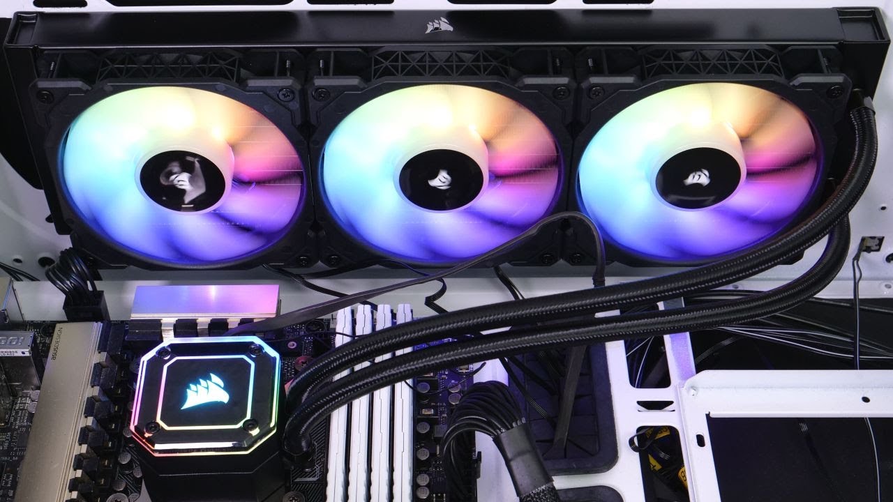 Corsair iCUE H150i RGB ELITE 360mm, Wasserkühlung schwarz