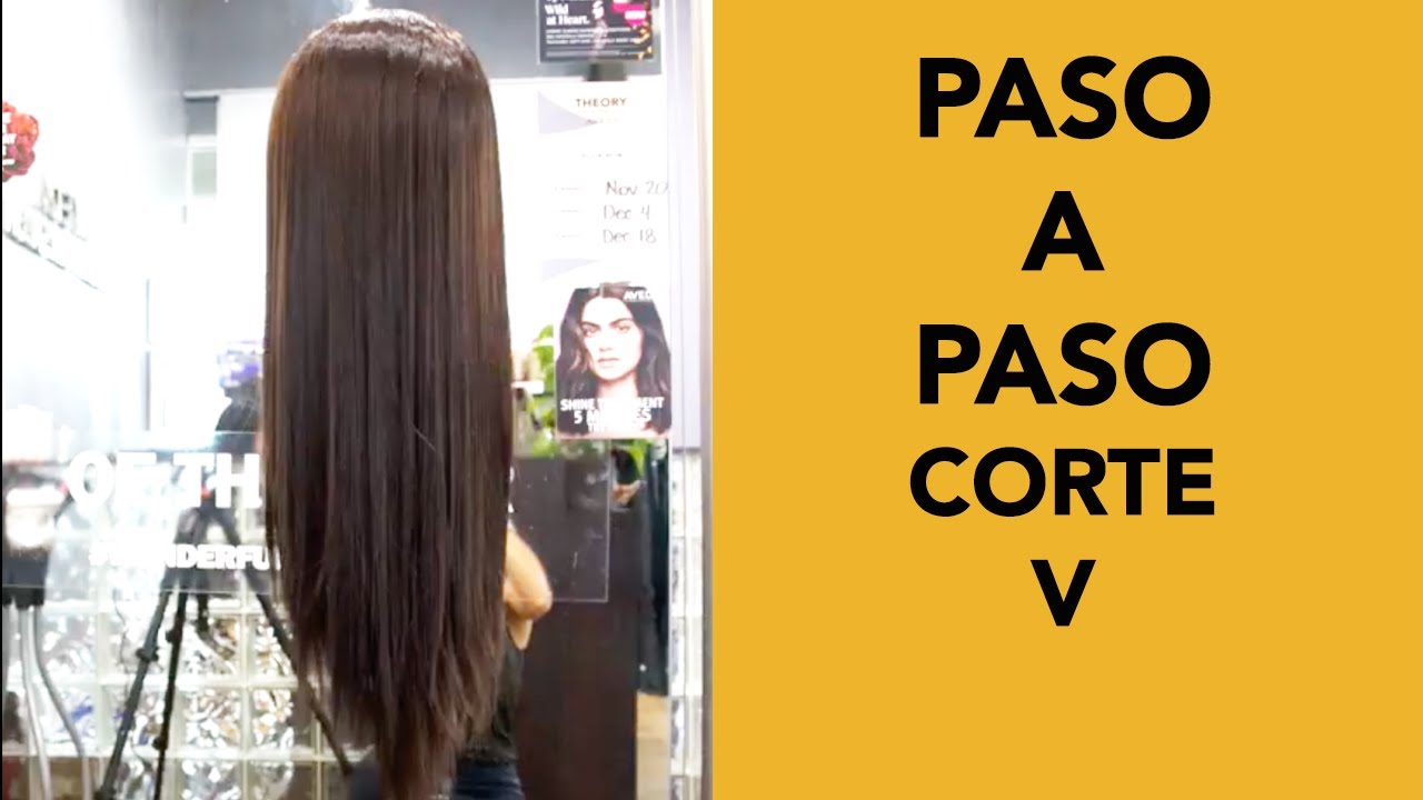 Corte De Cabello En V Paso A Paso