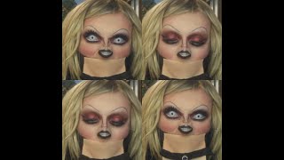 Tiffany Valentine Tiny Face Makeup Challenge by Diamond Hymen