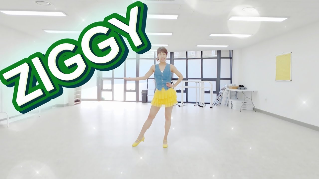 [LINE DANCE][초급] Ziggy Line Dance  / #지기라인댄스 / #Absolute Beginner / #초급라인댄스  / Jessi Linedance