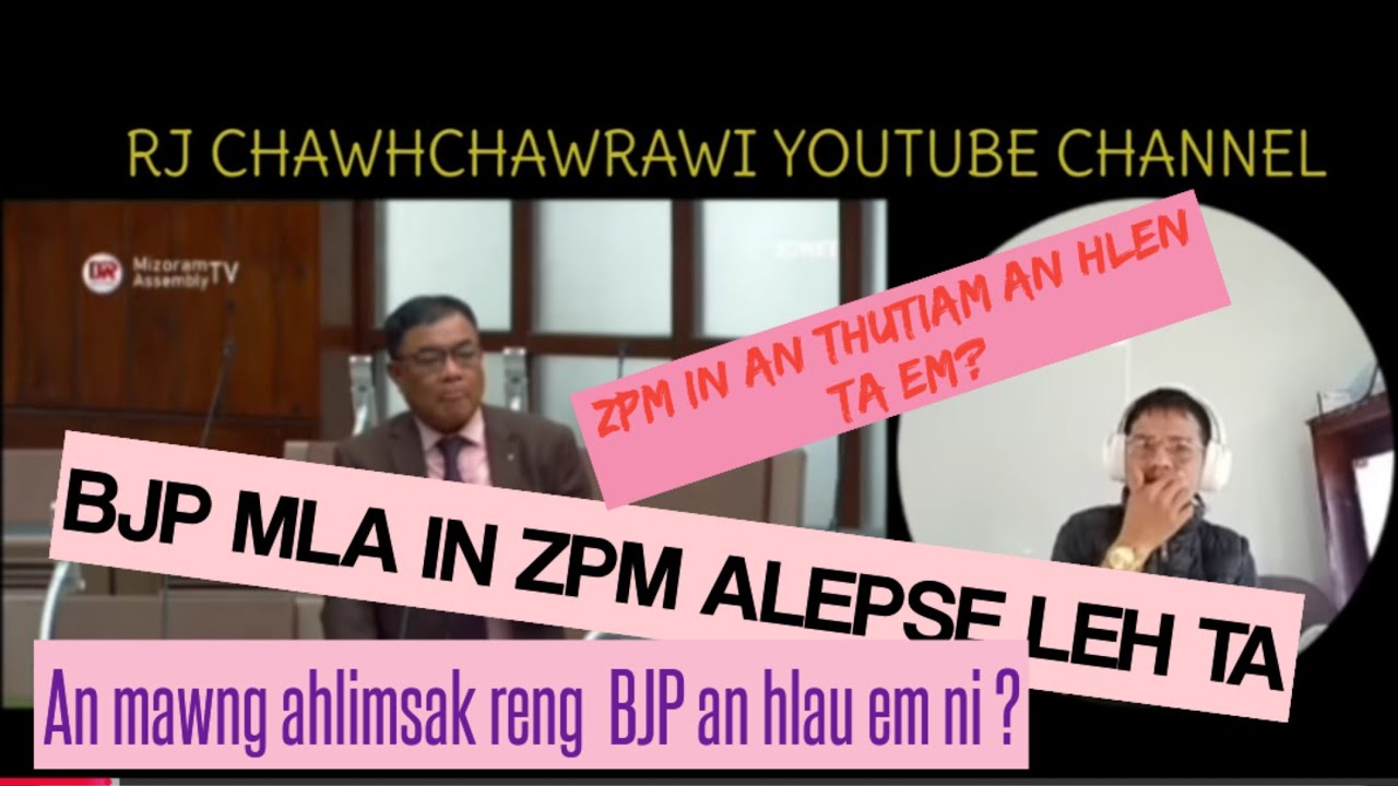 K.HRAMO BJP MLA IN ZPM A CHINGLET LEH TA🤭🤪 2026 BUDGET AIIN PAWISA BA A TAM ZAWK🤣🤣🤣