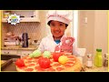 Ryan pretend play cooking toys food with Kitchen Play set 1hr video!!!